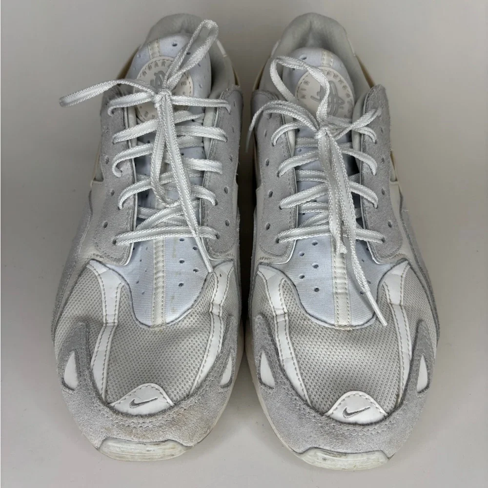 Nike Air Huarache Runner Summit White Platinum DZ3306-100 Mens Size 11.5 Shoes - Picture 4 of 16